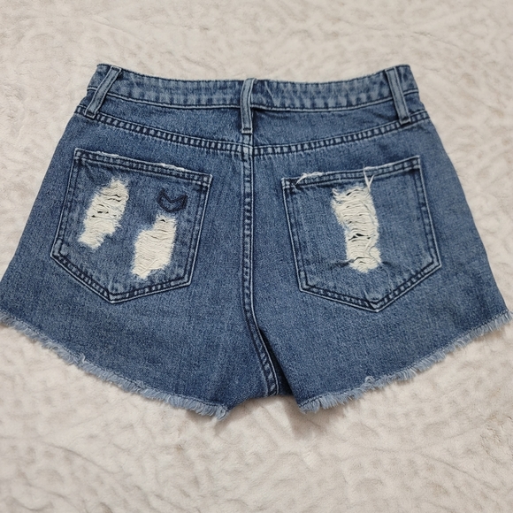 Show Me Your Mumu Dallas High Waisted Short Women's Size 27 Medium Wash - Picture 5 of 15